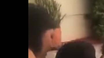 La pareja terminó a los golpes.