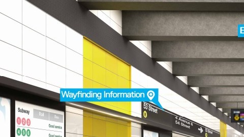 Así lucirán las plataformas de la línea R tras el plan renove del Subway.