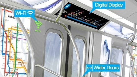 El diseño interior de los coches del Subway experimentará un lavado de cara completo.