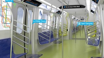 El diseño interior de los coches del Subway experimentará un lavado de cara completo.