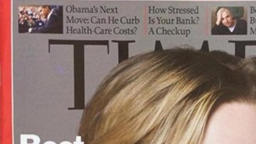 La portada del TIME real es la de la izquierda.