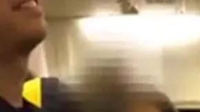 El personal de la aerolínea, supuestamente, no intervino.