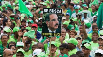 La Marcha Verde sumó a varios sectores de la sociedad dominicana. EFE