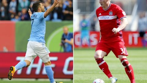 Villa y Schweinsteiger se enfrentarán el sábado y compartirán vestuario en el MLS All Star.