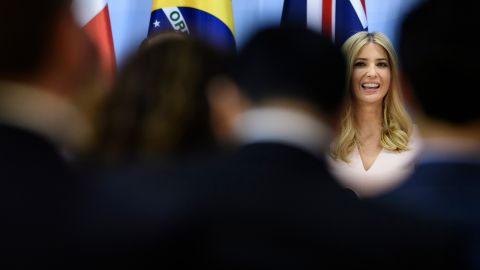 Ivanka Trump en la reunión del G20.