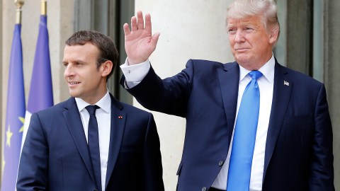 Macron y Trump se han vuelto a ver las caras.