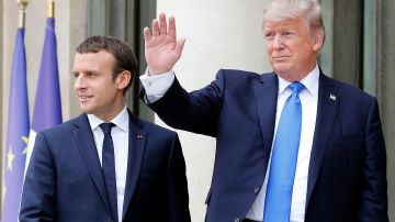 El presidentr Macron invitó al mandatario Trump a las celebraciones del 14 de Julio.