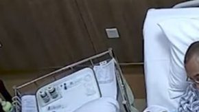 Liu Xiaobo en el hospital donde estaba bajo tratamiento contra el cáncer.