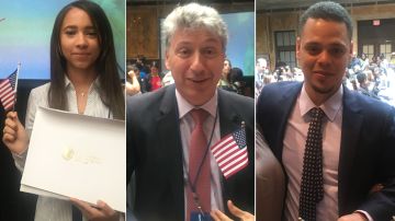 Ambra, Conrado y José Ariel ya son ciudadanos estadounidenses.