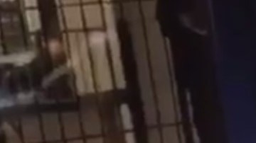 Ana Martínez agarra en brazos a la pequeña que nació en una estación de tren de Brooklyn.