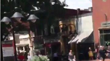 Este fue el carro que impactó a la multitud en Virginia.