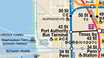 Mapa Subway NYC