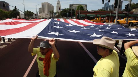 Los hispanos se han manifestado en contra de las políticas migratorias del presidente Trump.