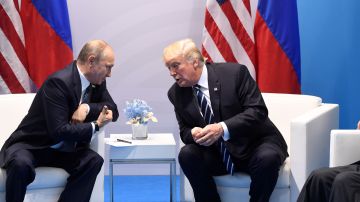 Los presidentes Putin y Trump durante su reunión en G-20.