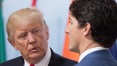 Donald Trump y Justin Trudeau han mantenido una buena relación.
