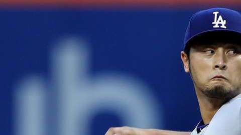 Yu Darvish  será el abridor de Dodgers.  Elsa/Getty Images
