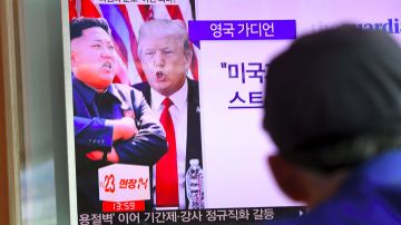 El presidente Trump ha endurecido su discurso contra Kim Jong-un.