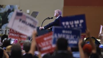 El presidente Trump y sus acciones contra inmigrantes tuvo un pico desde su visita a Arizona.