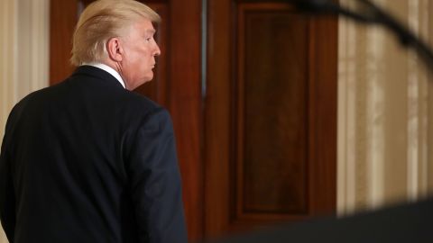 El presidente Trump endureció su postura hacia Corea del Norte.