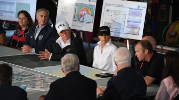El presidente Trump y la Primera Dama visitaron Texas el martes.