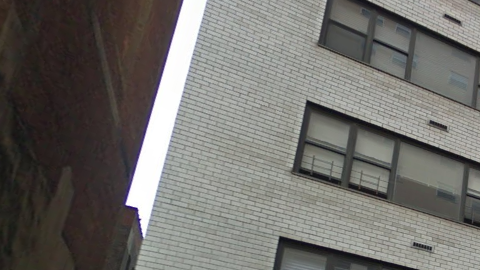 Vista del edificio Washington Irving House.