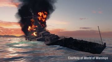 Una animación muestra la forma en que el barco fue hundido.