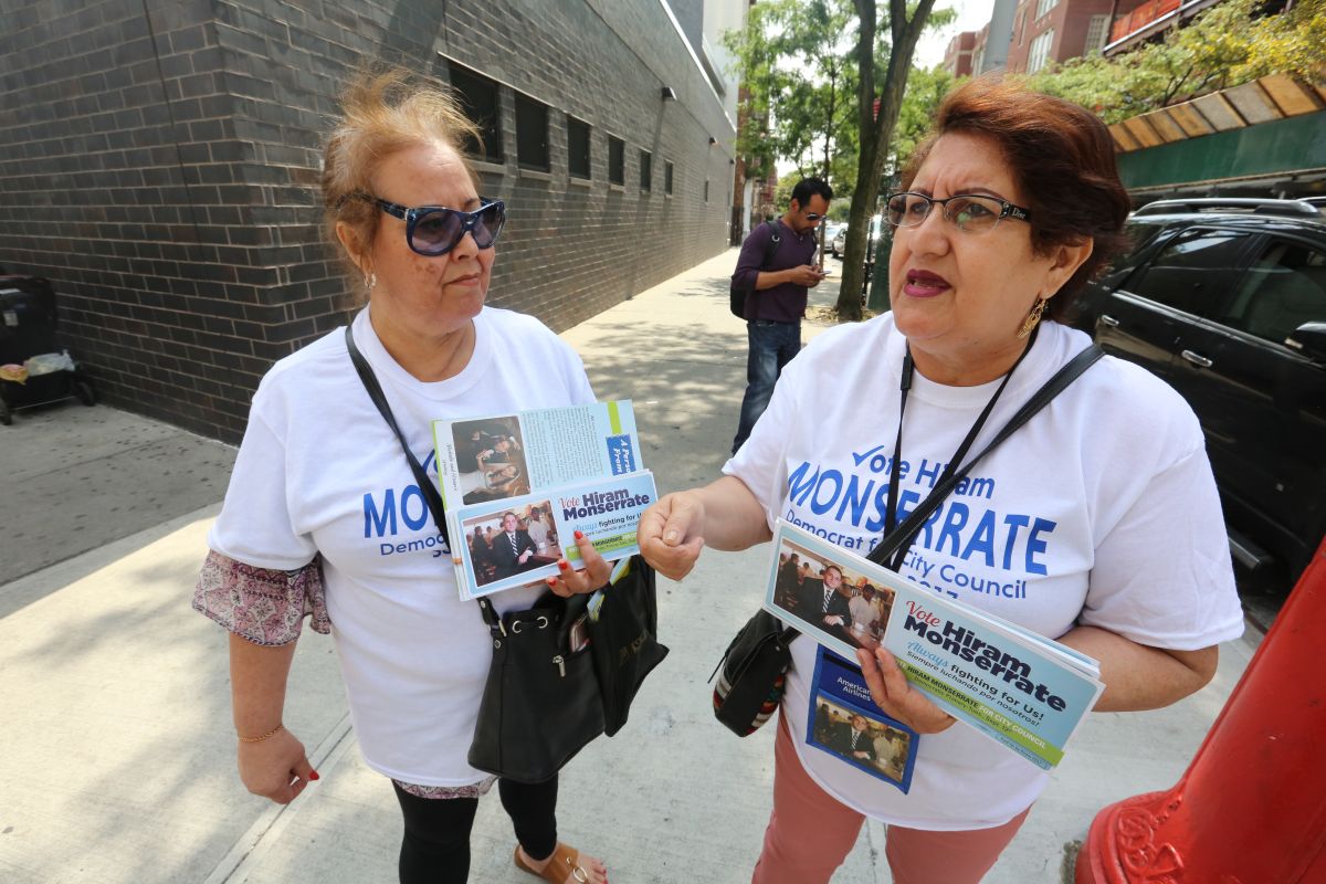 Nancy Lebrón y Isabel Encalada  respaldaron a Hiram Monserrate como próximo concejal por el Distrito 21 de Queens.