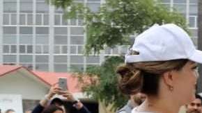 El Canelo en plena acción en Guadalajara.