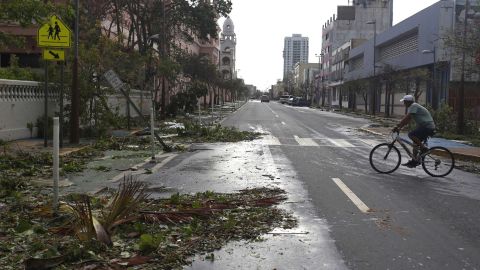 El huracán María dejó sin energía eléctrica a Puerto Rico.