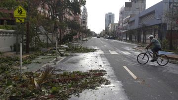 El huracán María dejó sin energía eléctrica a Puerto Rico.