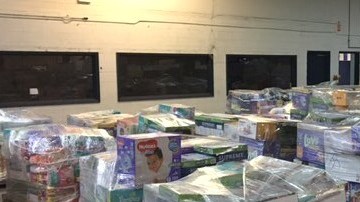 Ha sido masiva la entrega de donaciones por parte de los neoyorquinos.