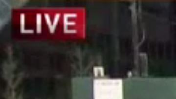 Vista exterior el lugar al momento del accidente.