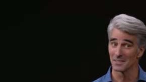 Craig Federighi, el vicepresidente de Ingeniería de Software de Apple, era el encargado de la presentación.