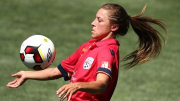 Sofia Huerta con el Adelaide United.  Morne de Klerk/Getty Images