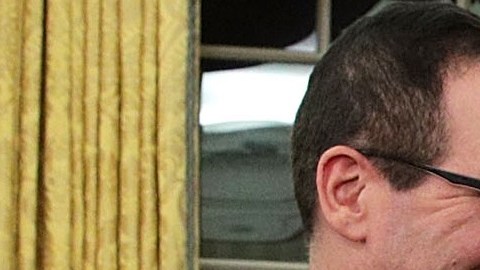 Steven Mnuchin y su esposa Louise Linton.