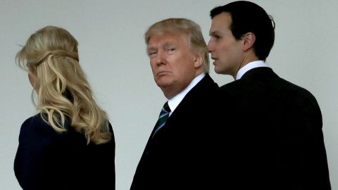 El presidente Trump tiene alto aprecio por su yerno Jared Kushner.