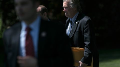 Steve Bannon fue asesor en jefe del presidente Trump.