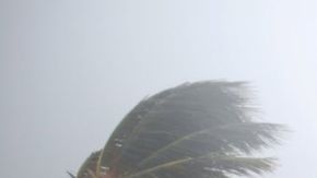 Antes de la llegada de Irma, los fuertes vientos ya empezaron a azotar las costas de Caibarién, Cuba.