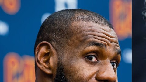 LeBron James sigue de guerra con el presidente. Getty Images