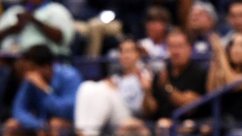 Rafael Nadal celebra un punto en el choque ante Leo Mayer.