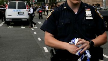 NYPD en una escena criminal en El Bronx/Archivo.