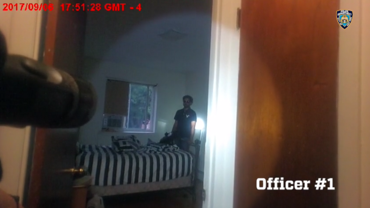 El video de 48 minutos, muestra en detalle lo sucedido en el apartamento