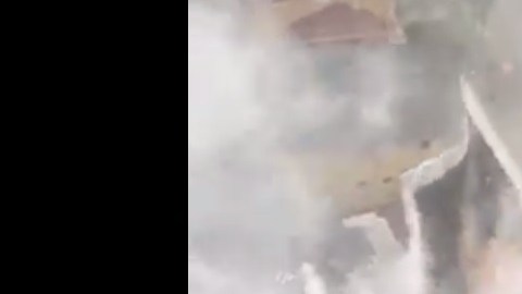 El poder del huracán Irma.
