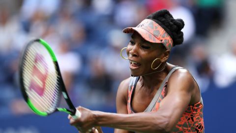 Venus Williams durante el partido ante Carla Suárez Navarro.