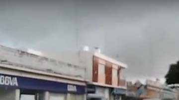 En realidad, estas imágenes corresponden a un tornado reportado en Uruguay, en 2016, no al embate de Irma.
