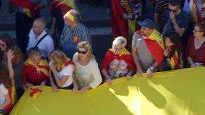 Masiva marcha en España. EFE