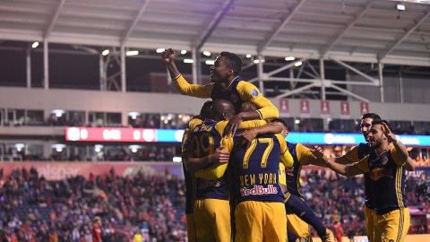 La dicha de Red Bulls en Chicago. Ben Solomon/New York Red Bulls