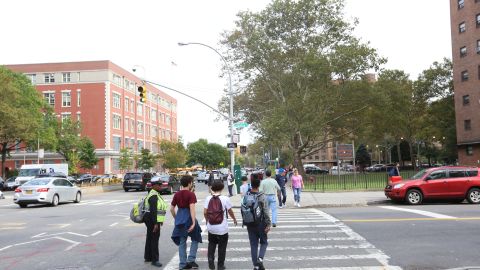 PS 188 en el Lower East Side donde la gran mayoria de estudiantes son desamparados.