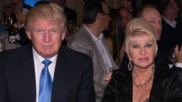 El presidente Trump y su exesposa Ivana.