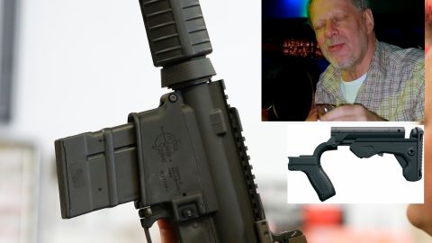 Una AR-15 fue de las armas que pudo usar Paddock, así como el adaptador.